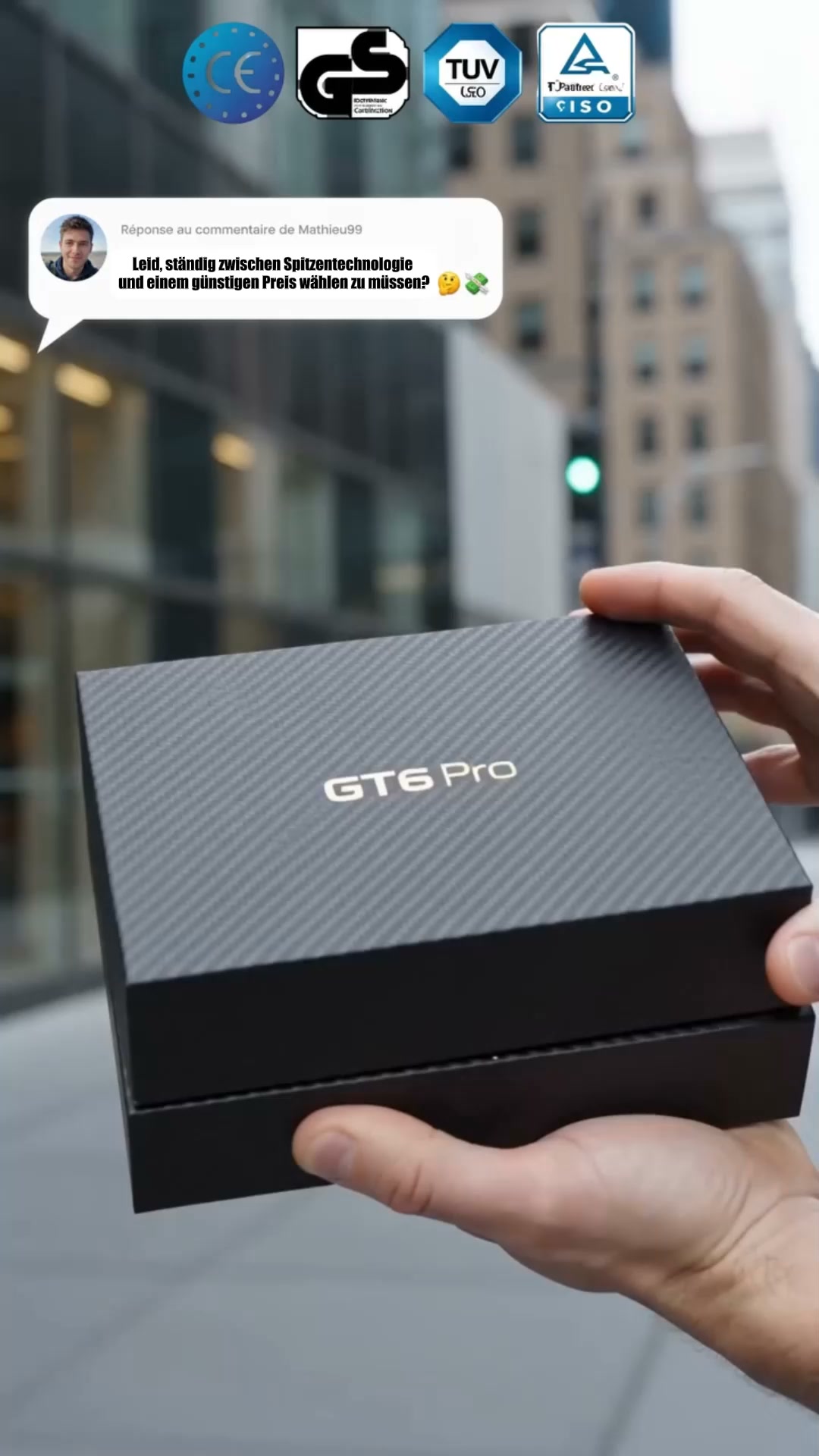 Bzmfqe7 Facebook ad: Bestseller GT6 Pro Smartwatch|Bluetooth‑Anrufe…