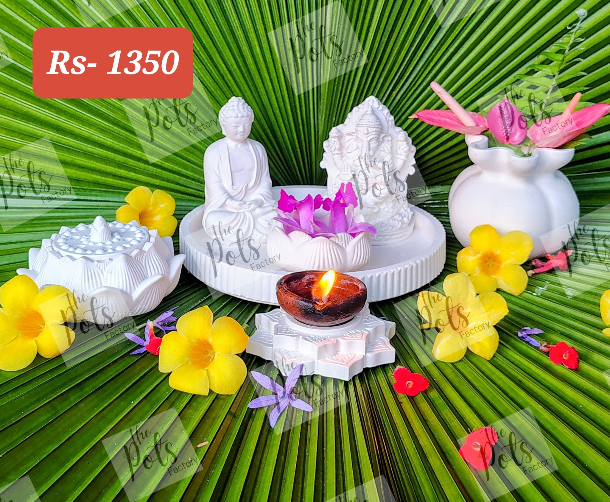 The Pots Factory Facebook ad: Bring Peace, Power & Positivity into Your Space