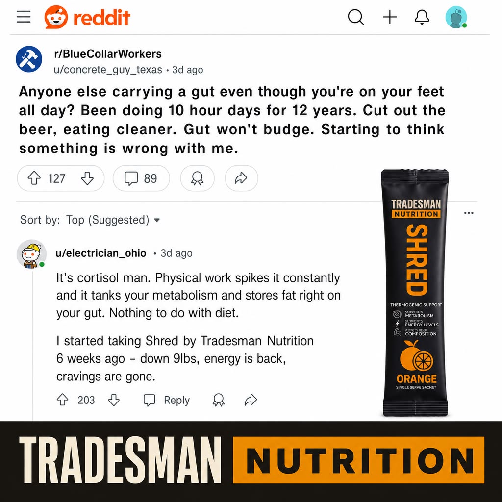 Tradesman Nutrition Facebook ad