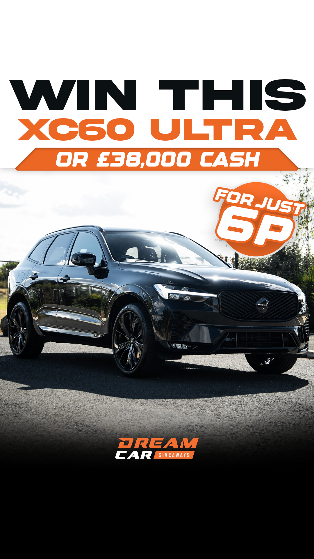 Dream Car Giveaways Facebook ad