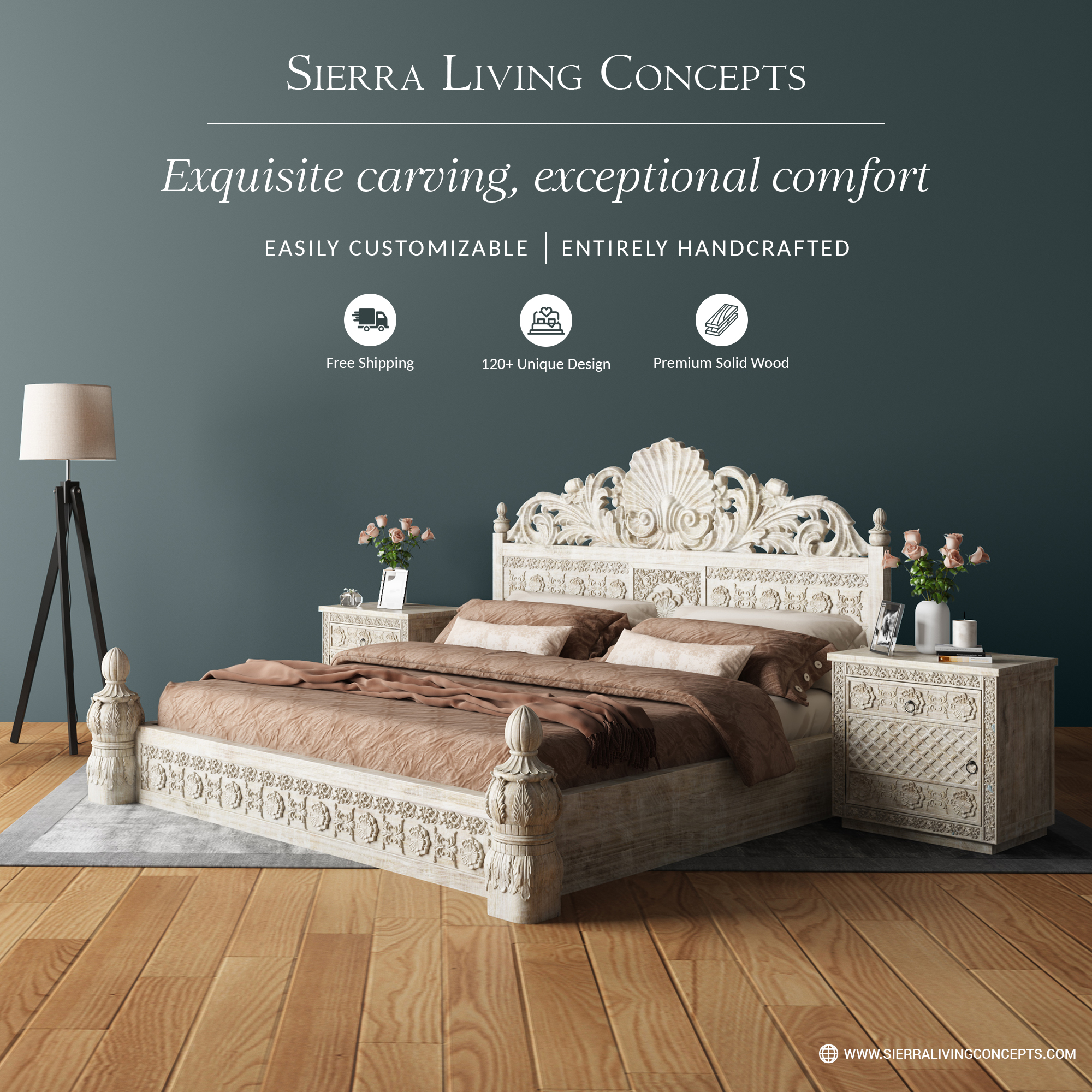 Sierra Living Concepts Facebook ad: Stop buying stuff for your house.