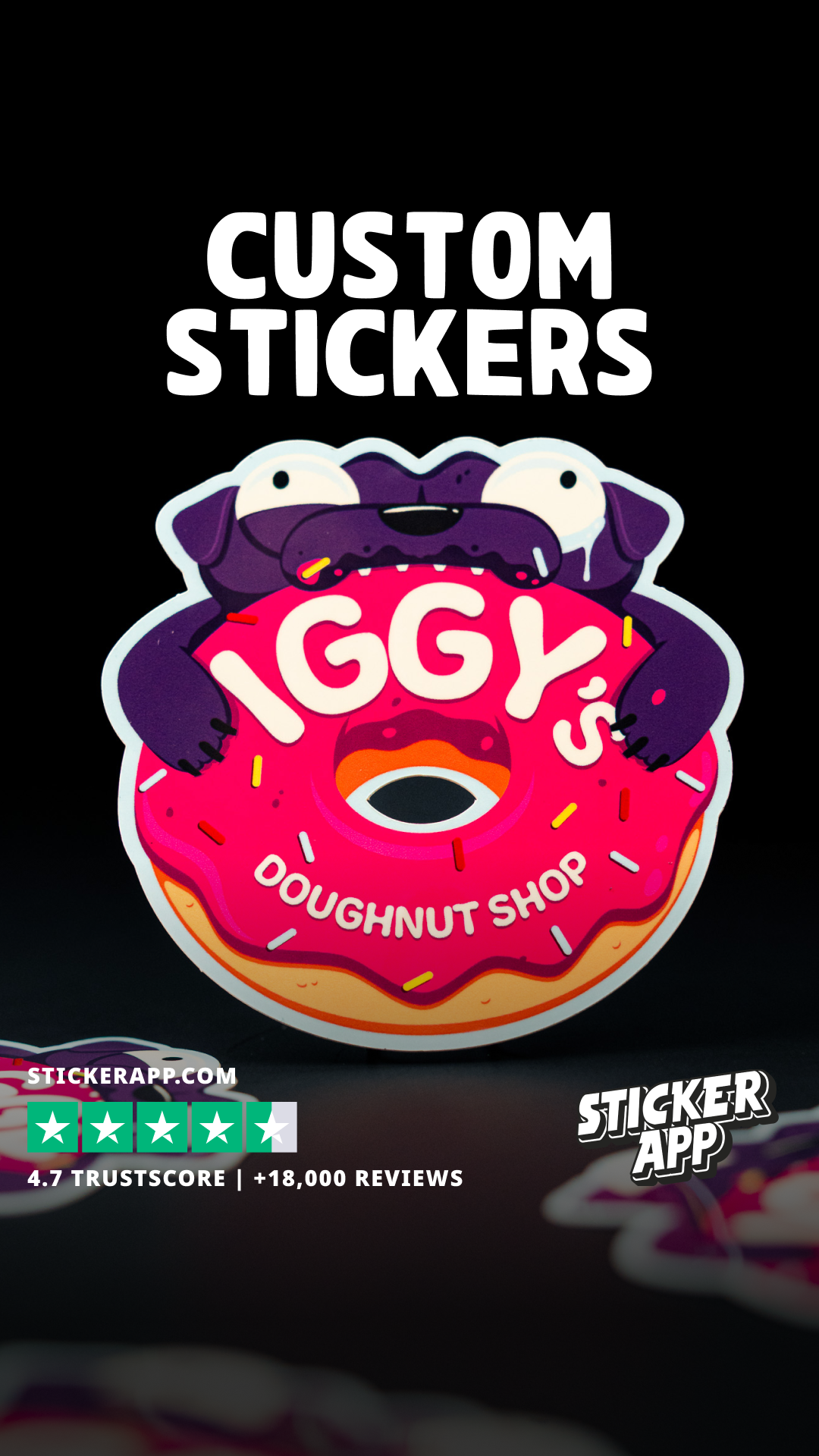 StickerApp Facebook ad