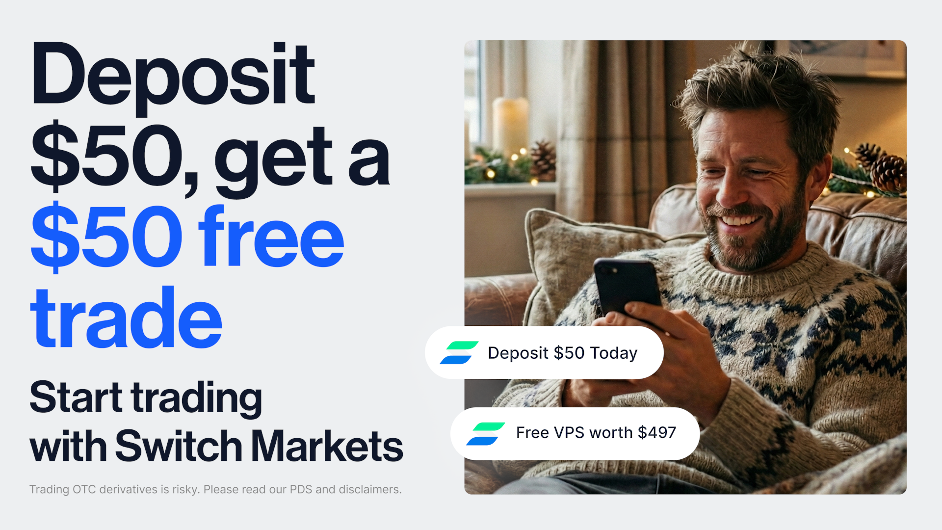 Switch Markets Facebook ad: Get a FREE VPS (worth $497) when you…
