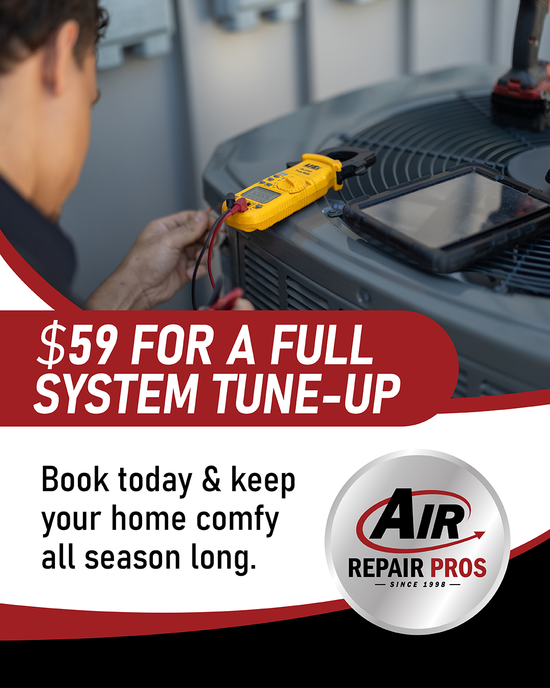 Air Repair Pros Facebook ad