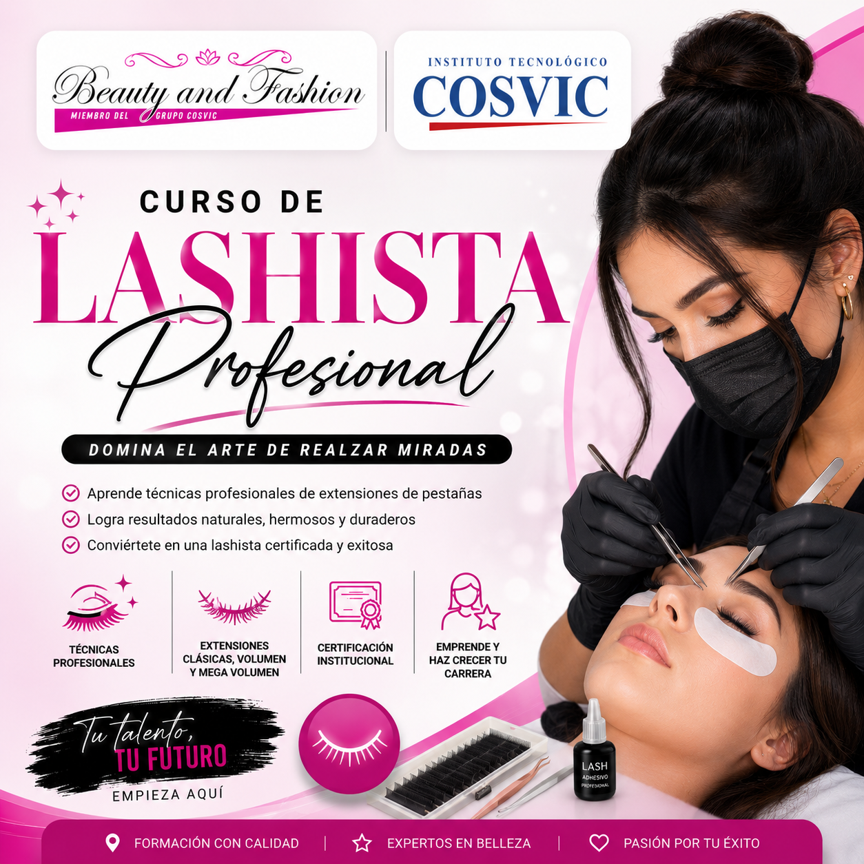 Instituto Tecnológico Cosvic Facebook ad: ¡Tu talento merece una oportunidad para brillar!
