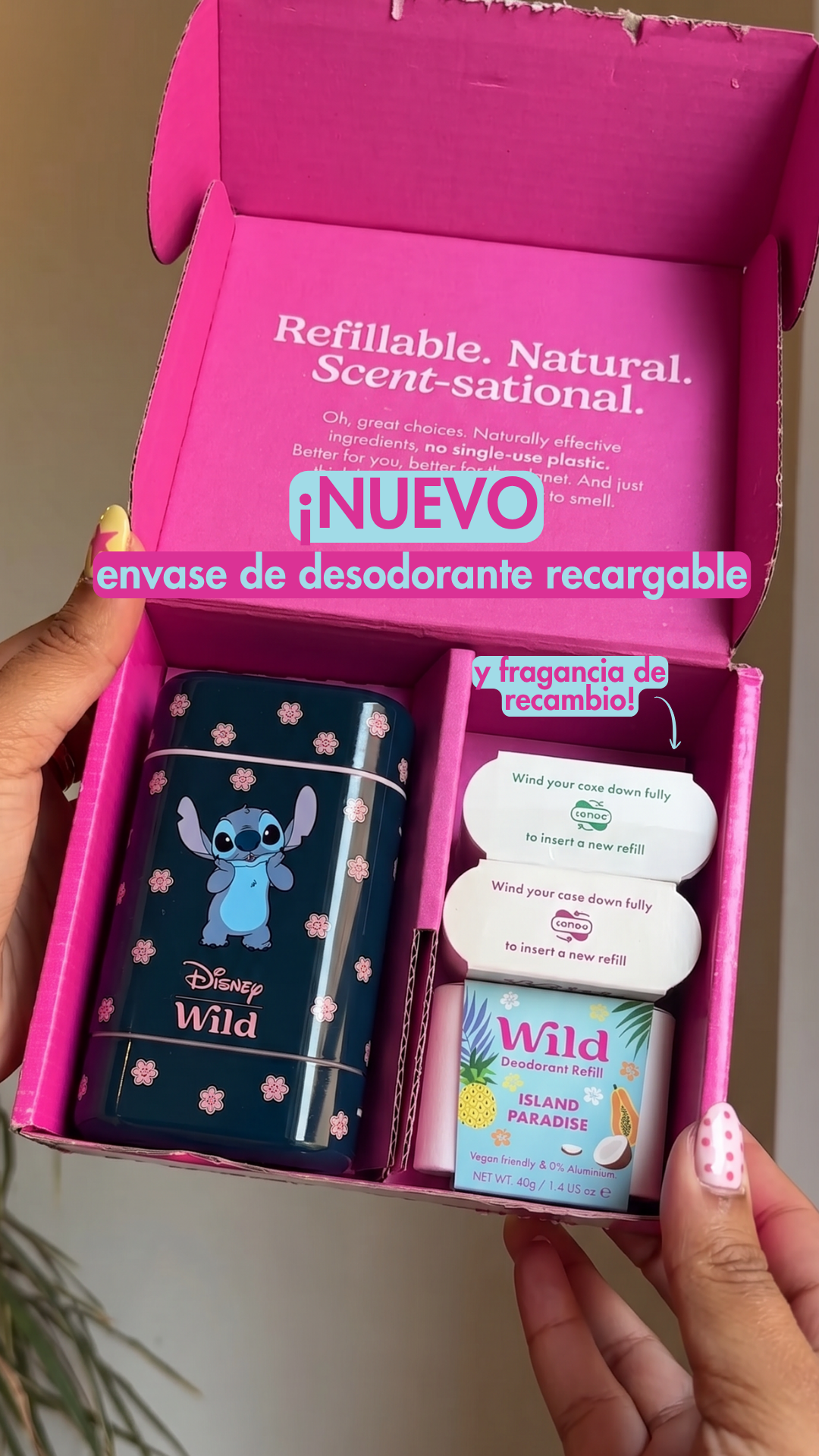 Wild Facebook ad: Huele como un paraíso tropical