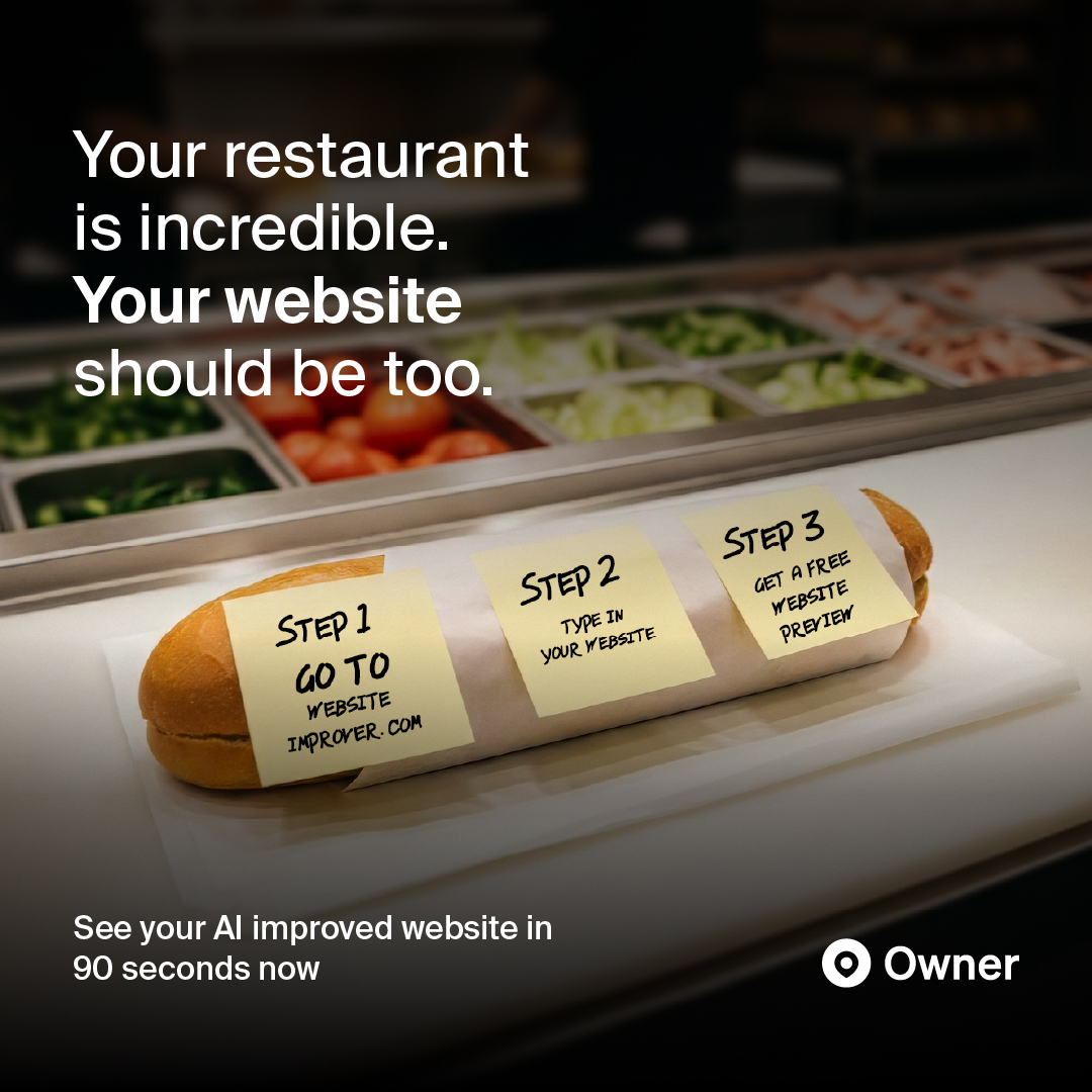 Restaurant Website Improver Facebook ad