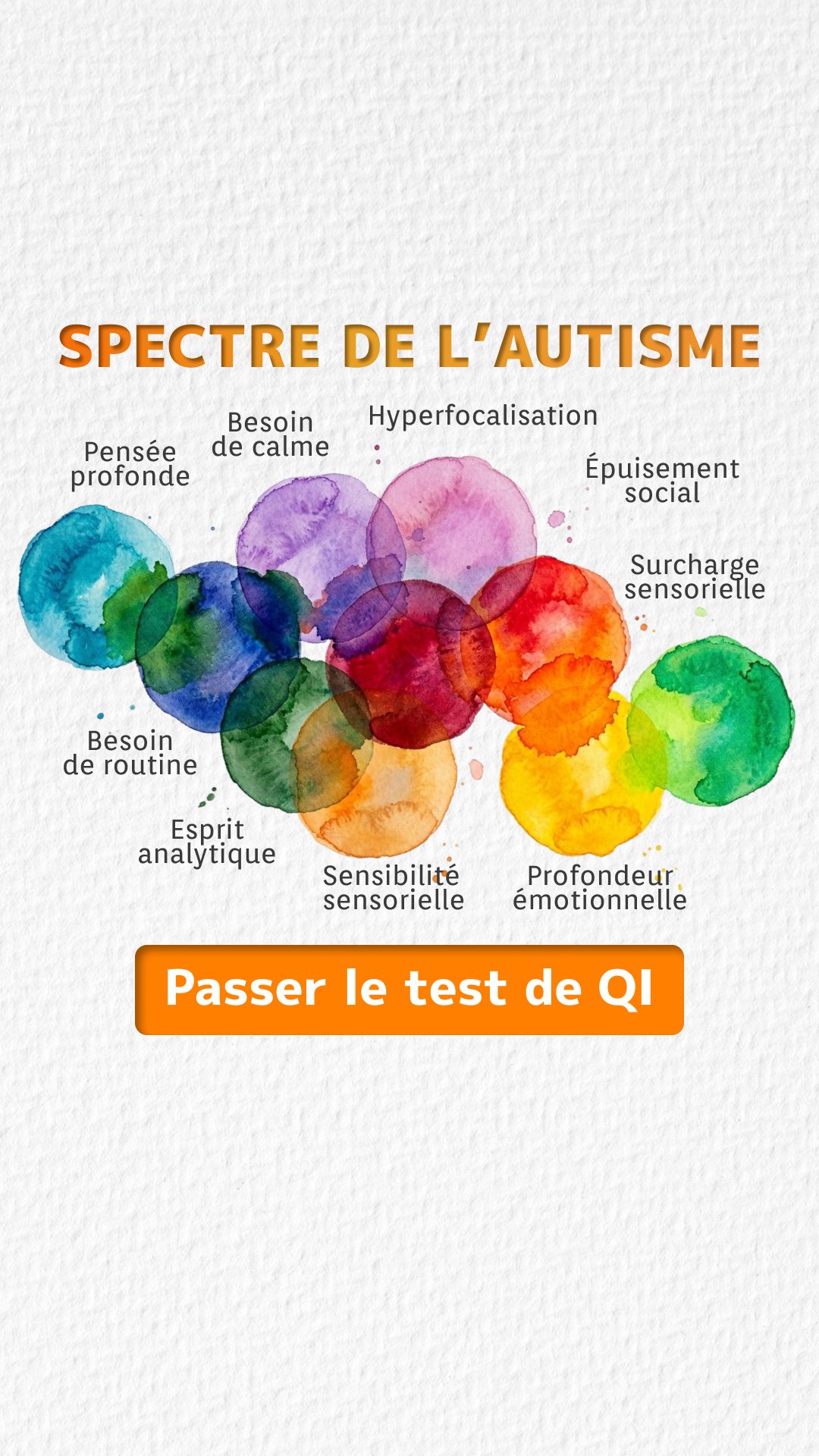 International IQ test Facebook ad