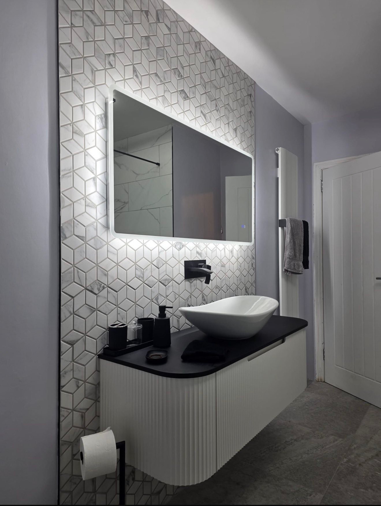 ABN Plumbing and Heating Facebook ad: Bathroom Transformation Complete