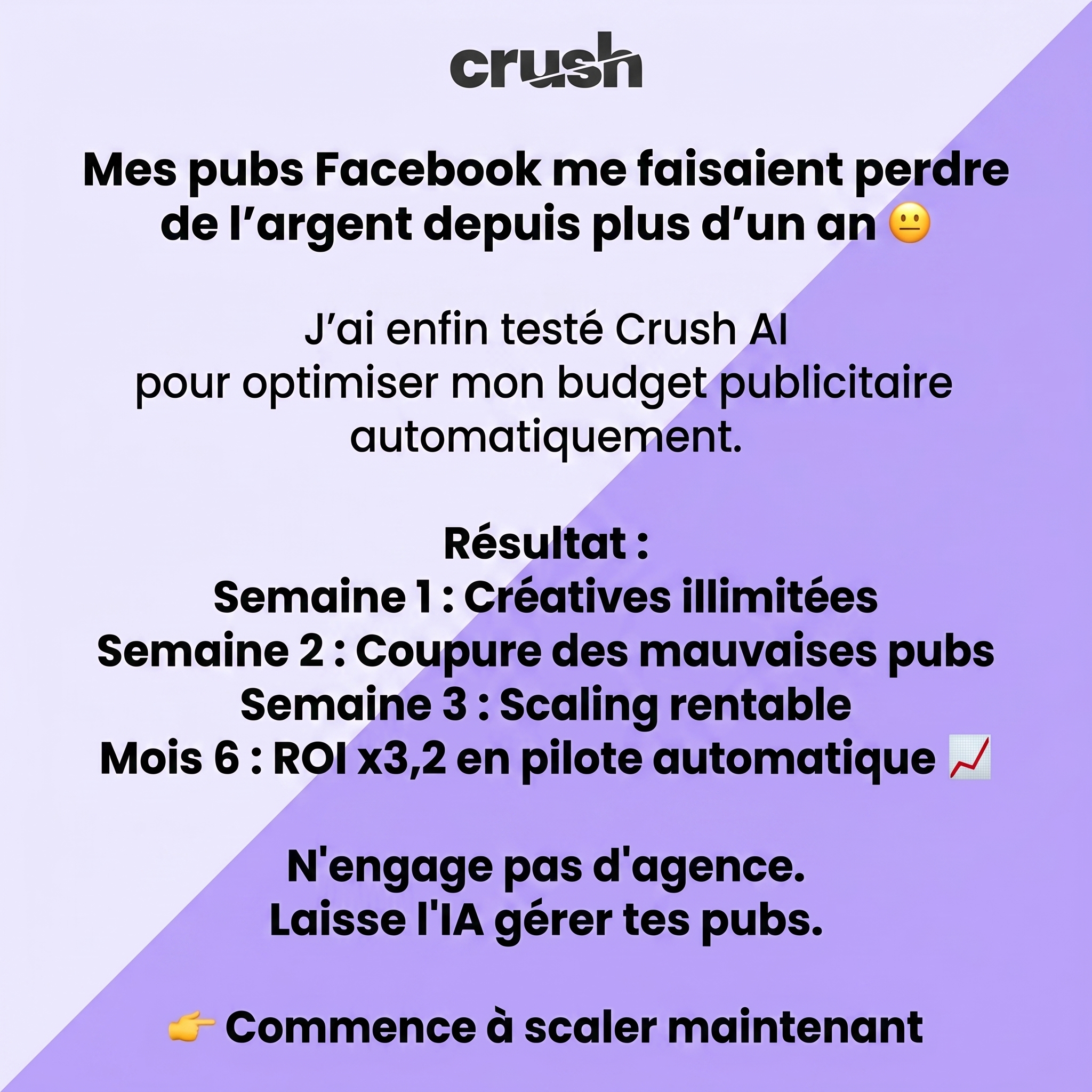 trycrush.ai Facebook ad