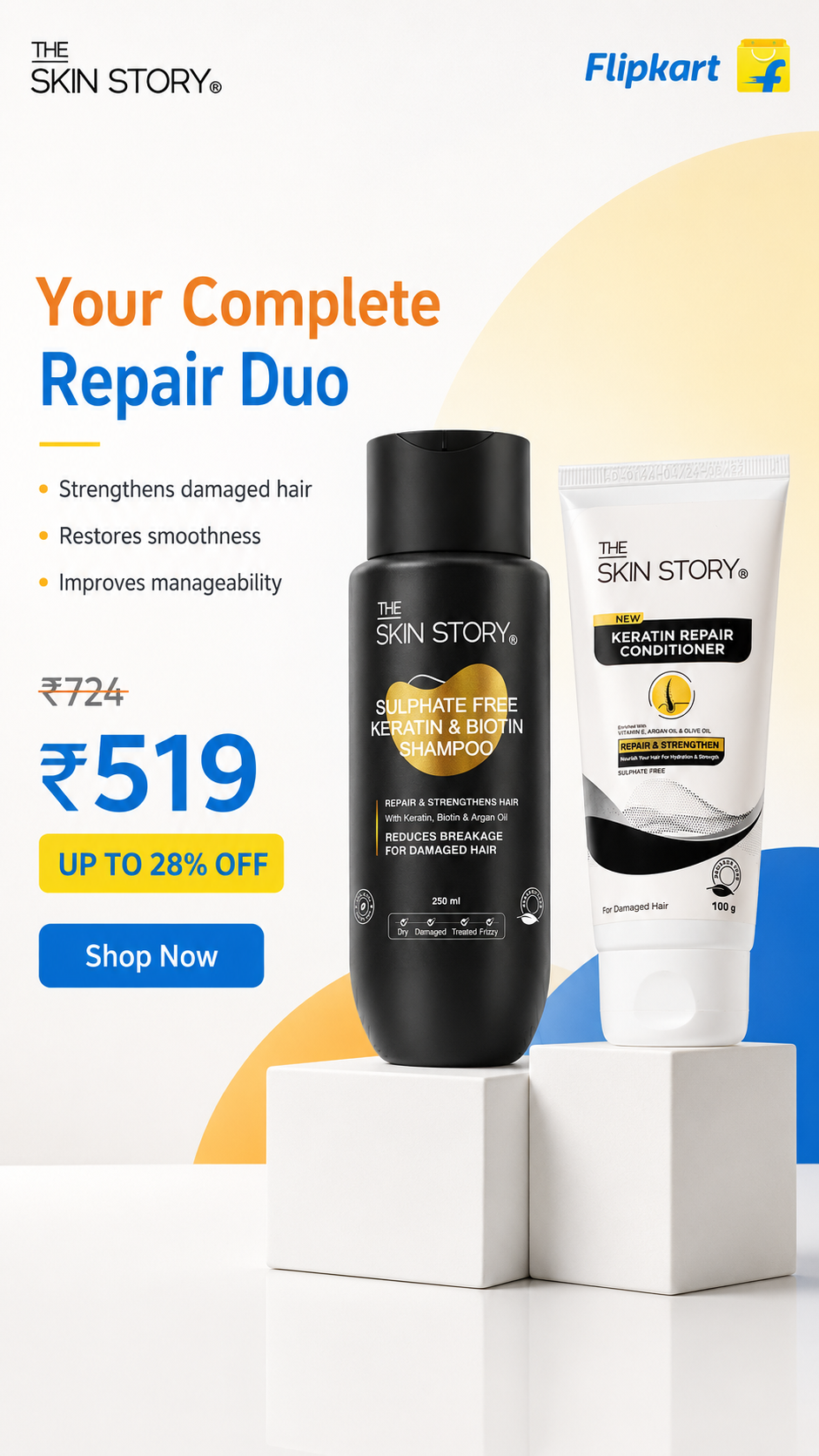 The Skin Story Facebook ad from Jul 24, 2026