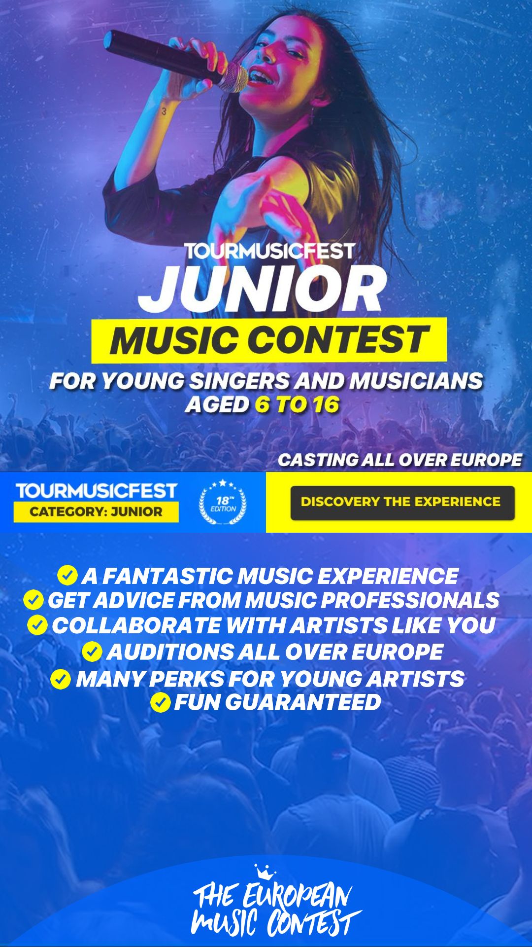 Tour Music Fest Facebook ad: Are you a Singer?