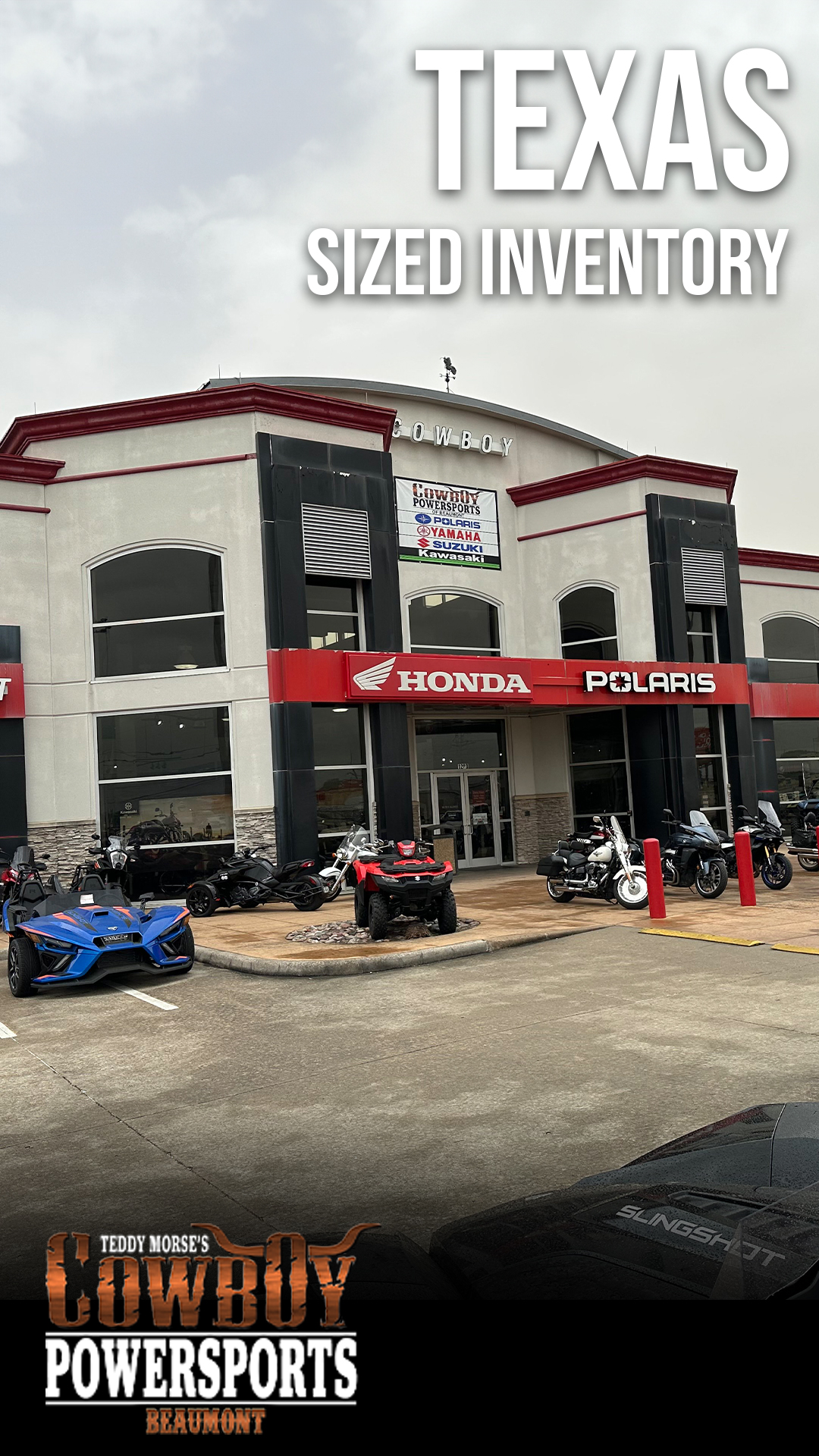 Cowboy Powersports Facebook ad from Oct 25, 2025