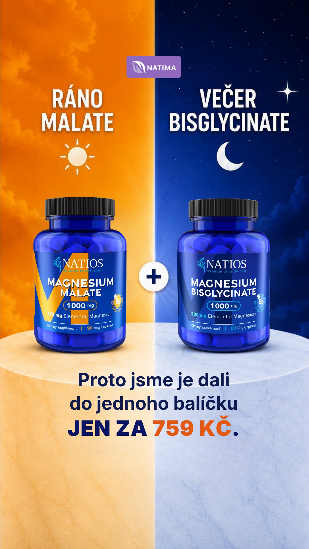 Natima Facebook ad: Magnesium se slevou 10 %