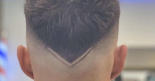 Blue Diamond barbershop Facebook ad