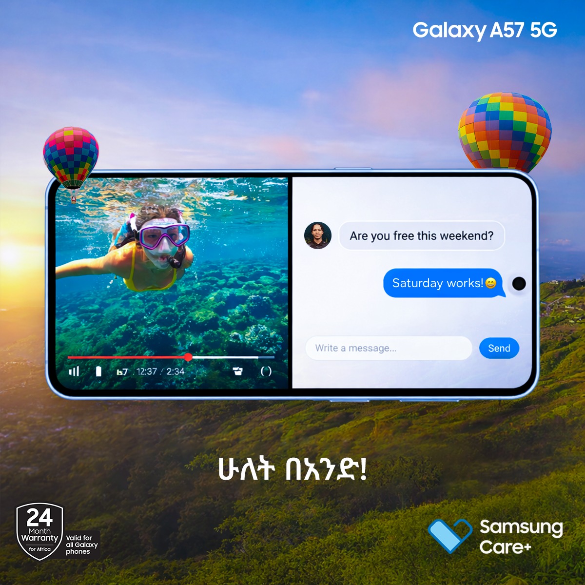 Samsung Ethiopia Facebook ad