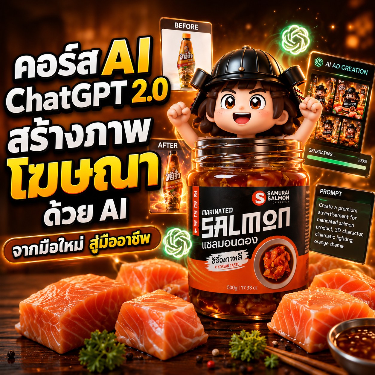 GoCreate Facebook ad: แจกโพยแบบละเอียด พื้นฐานการทำภาพ Ads โฆษณาด้วย ChatGPT 2.0
