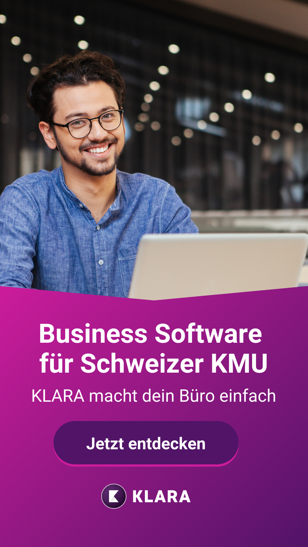 KLARA.ch Facebook ad