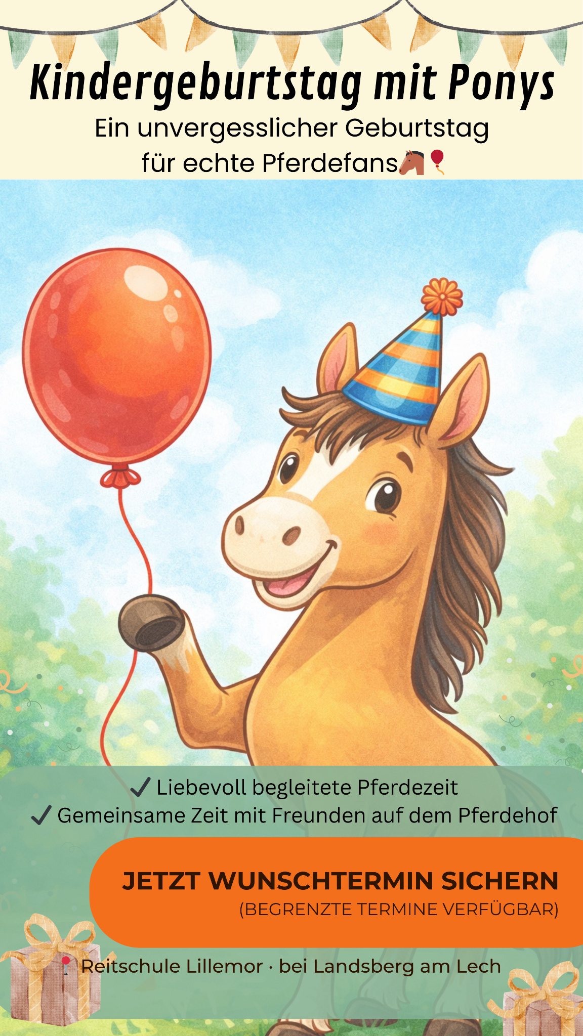 Reitschule Lillemor Facebook ad from Feb 4, 2026