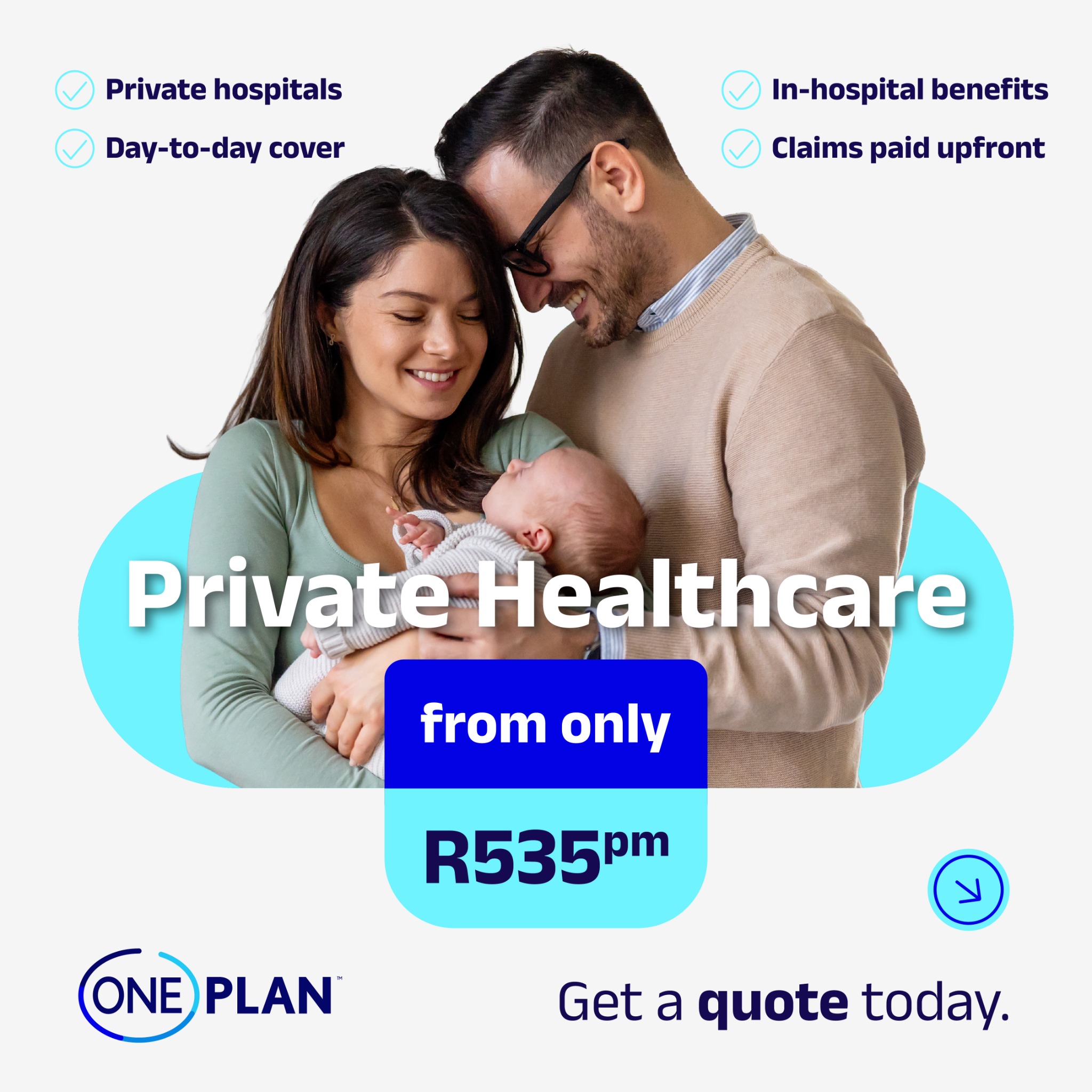 Oneplan Health Insurance Facebook ad