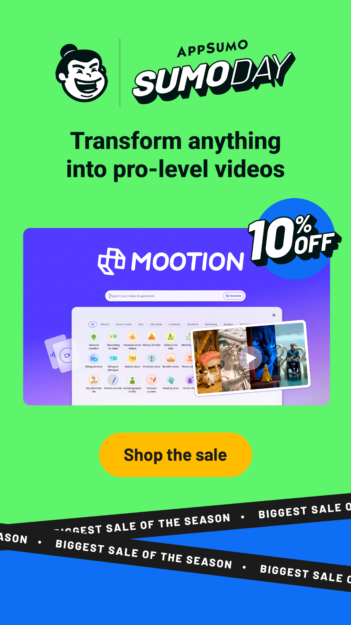 AppSumo Facebook ad