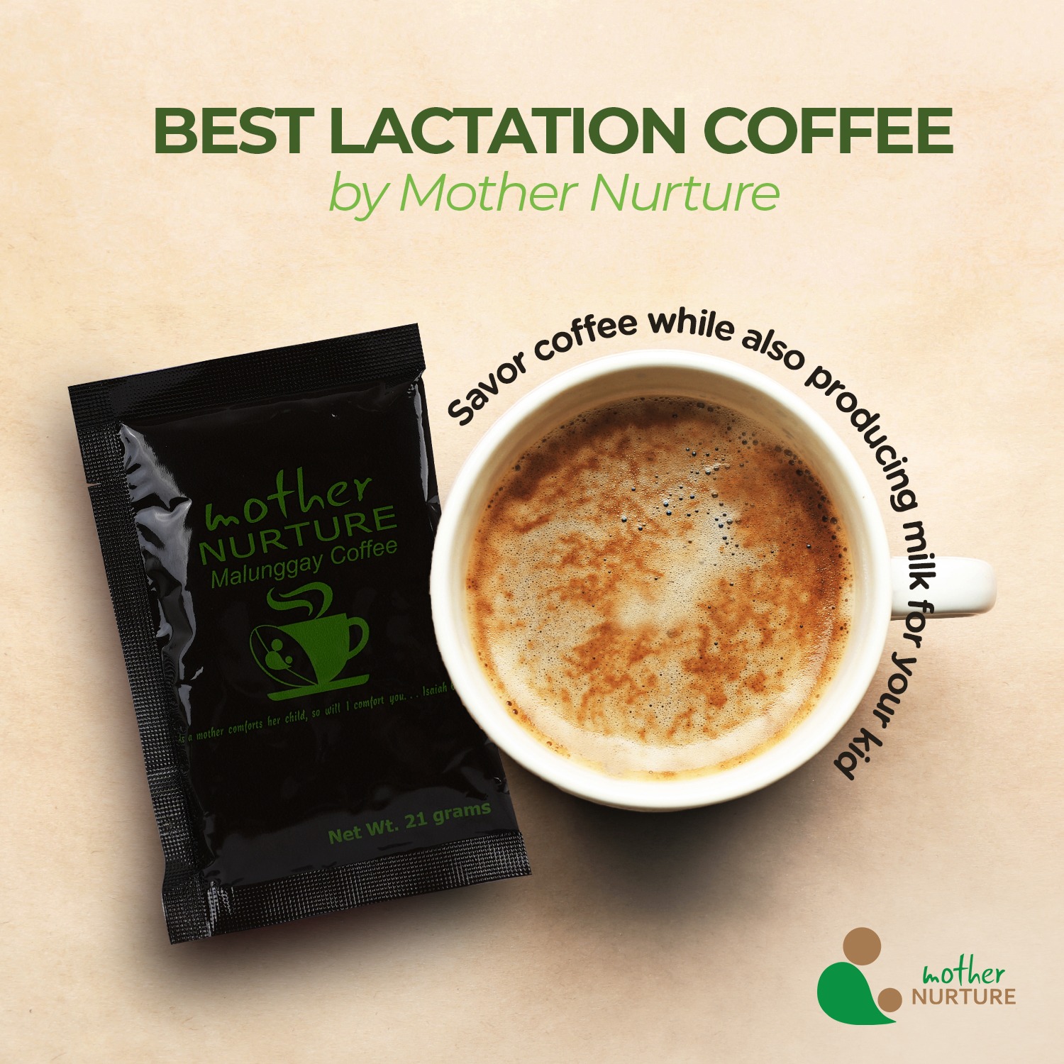 Mother Nurture Facebook ad: Try Your First Cup Now! Message Us!