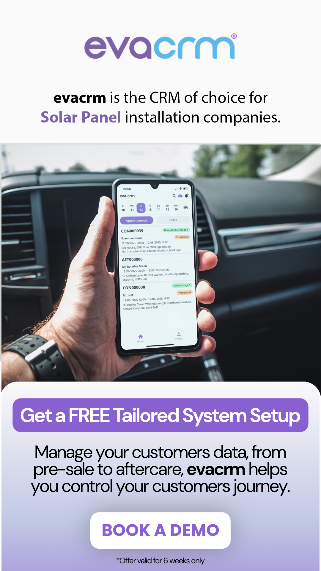 eva crm ltd Facebook ad from May 29, 2026