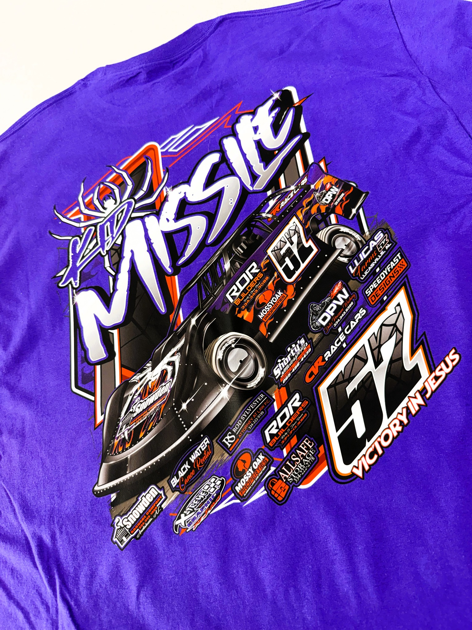 BlackAcid Custom Racing Apparel Facebook ad: Custom Race Team Apparel