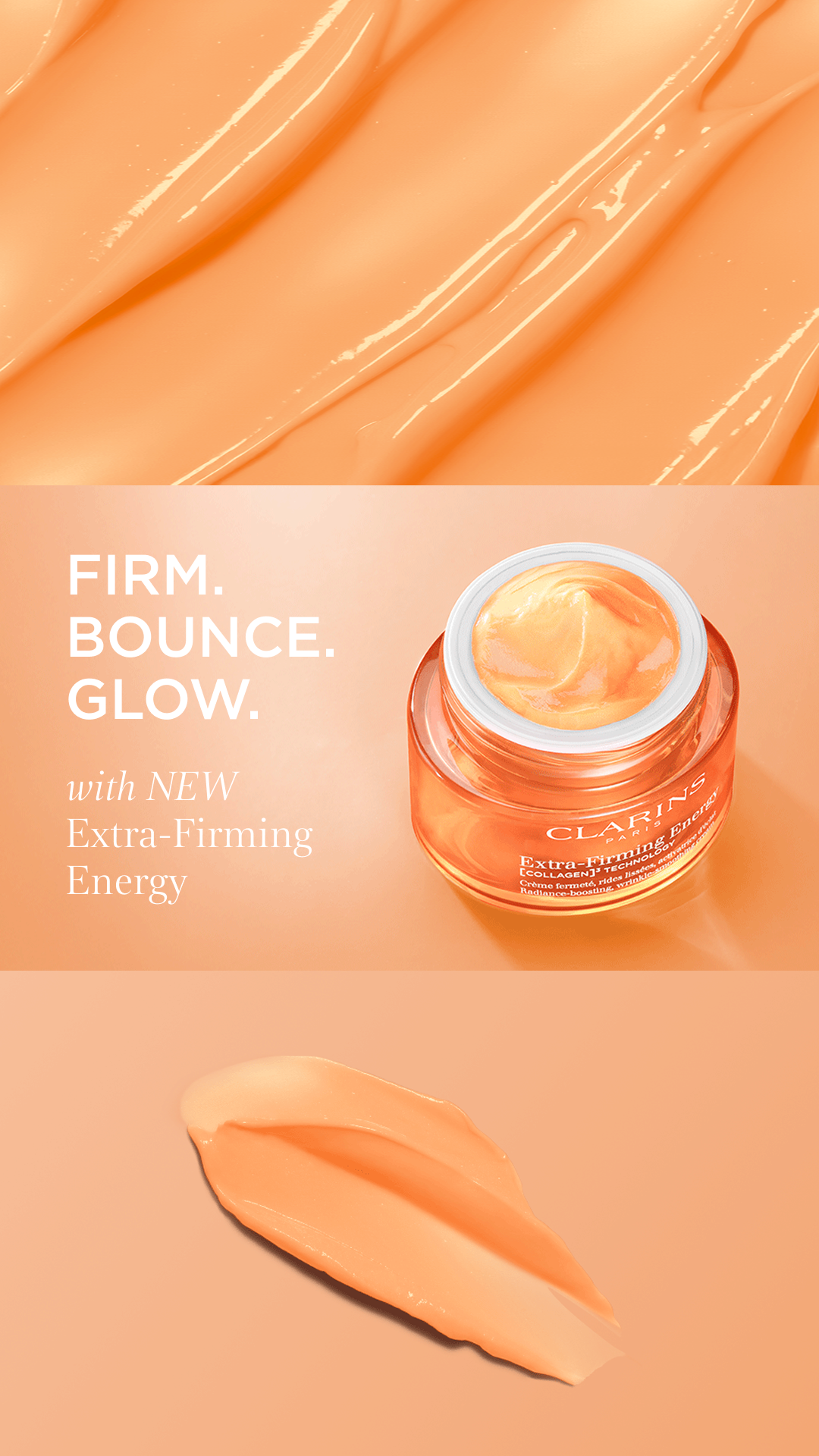 Clarins Facebook ad