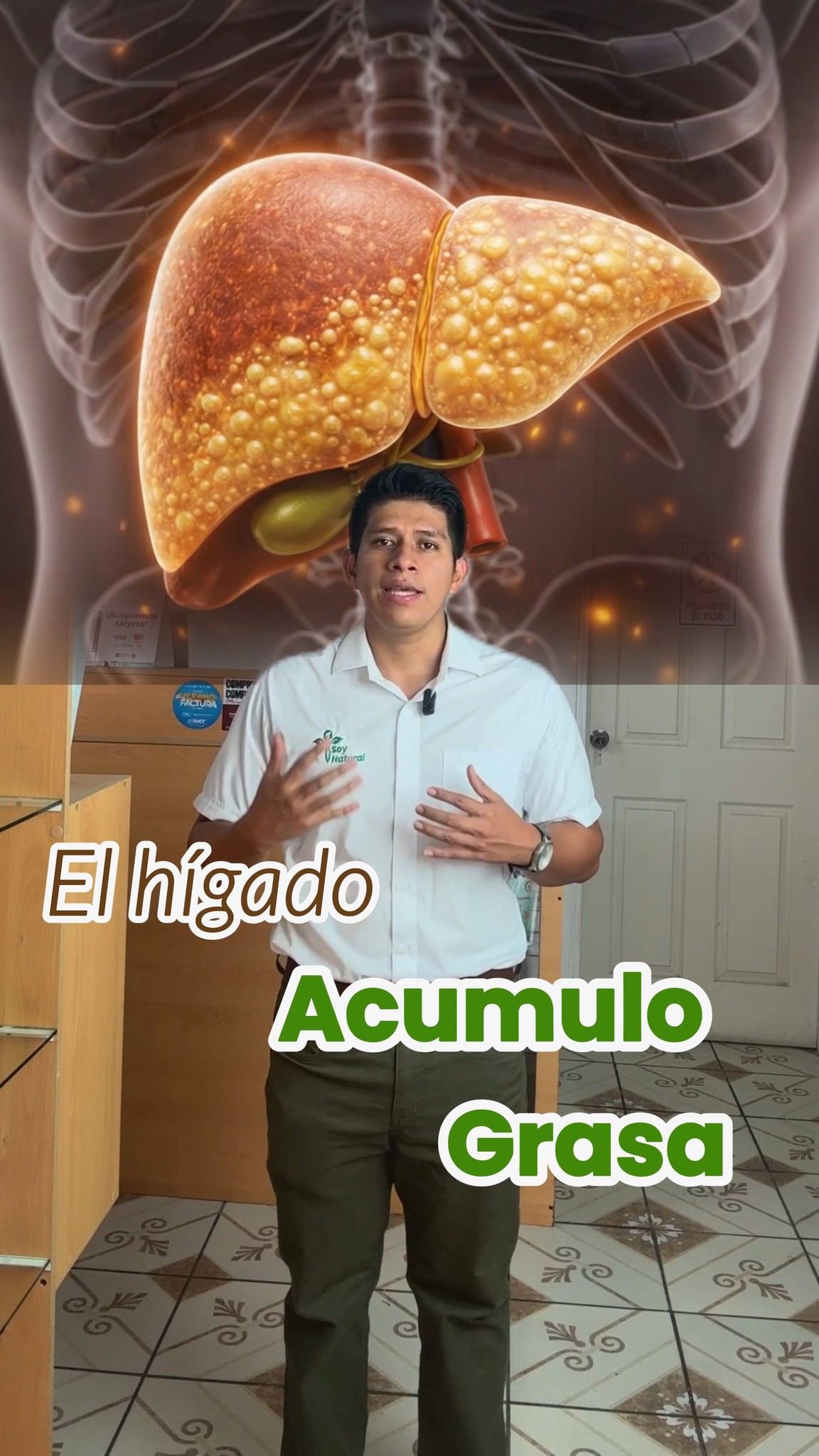 Soy Natural Facebook ad: Si ya te dijeron que tienes hígado graso……