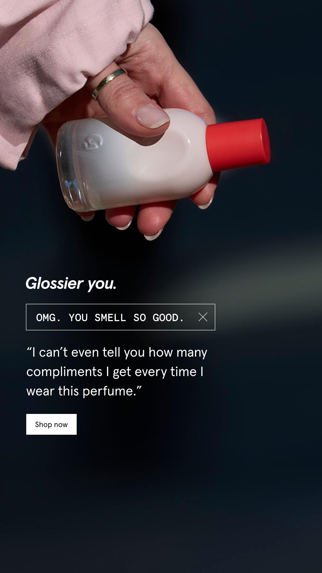 Glossier Facebook ad