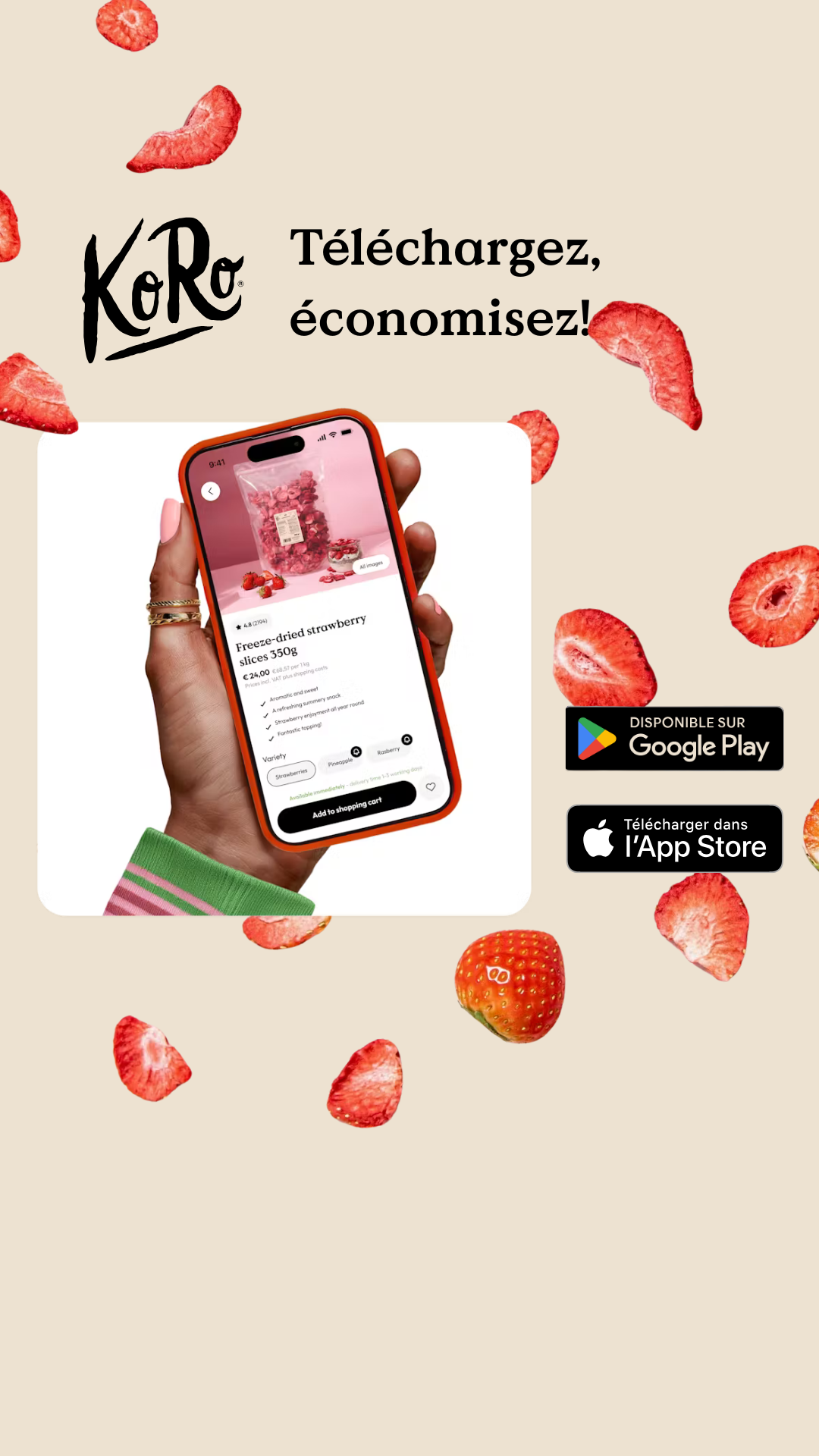 KoRo France Facebook ad