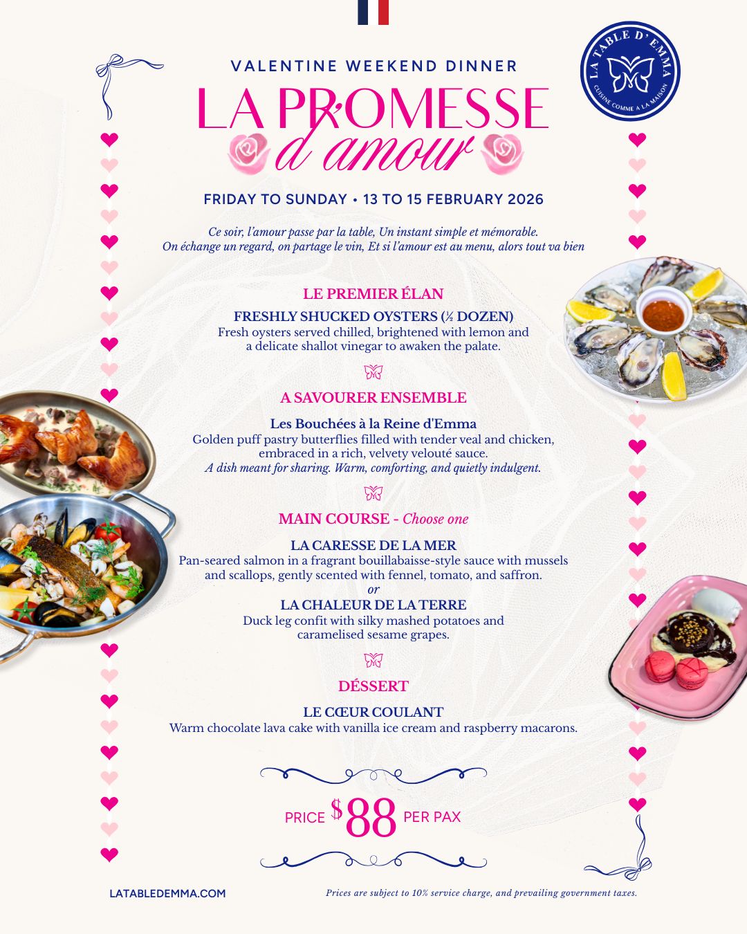 La Table D' Emma Facebook ad