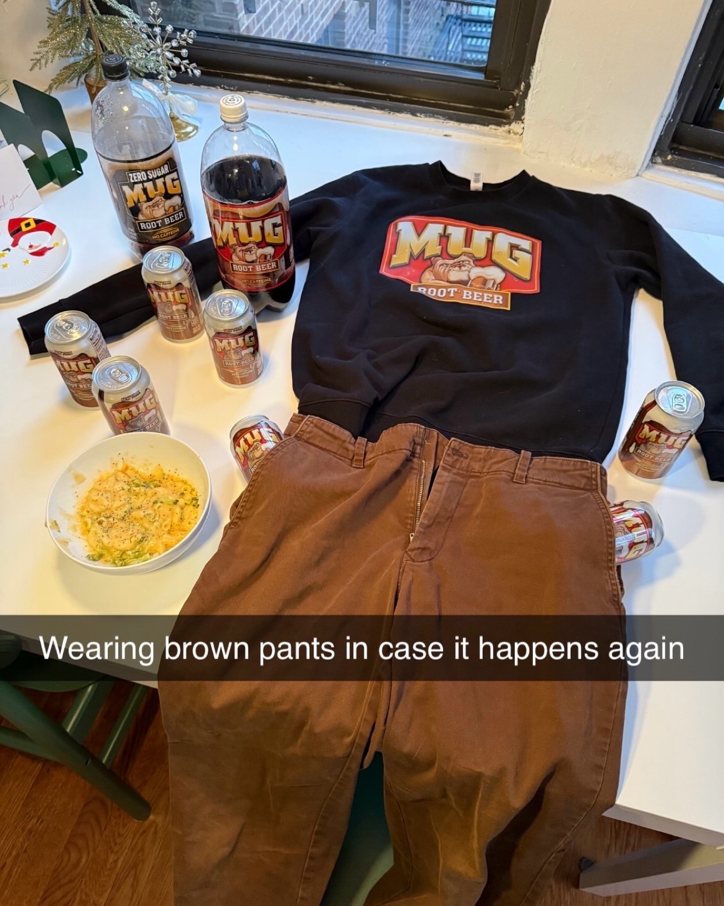Mug Root Beer Facebook ad: better safe then sry