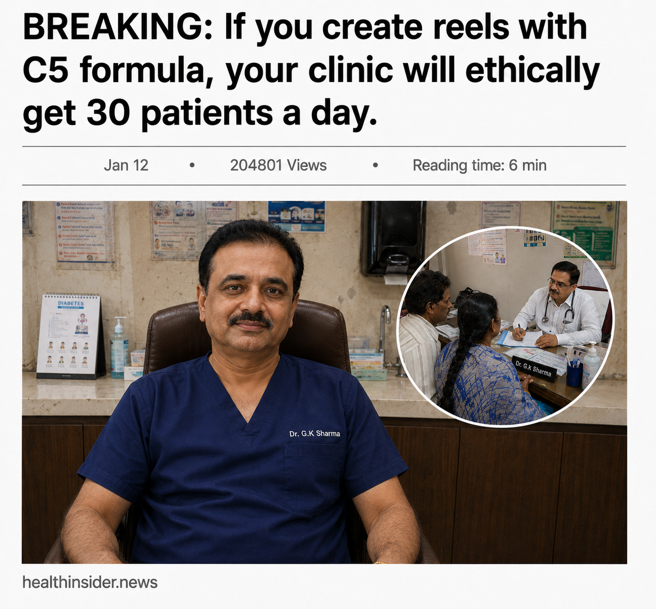 Hook Examples Facebook ad: Doctor Creator Toolkit: a Patient Conversion Engine