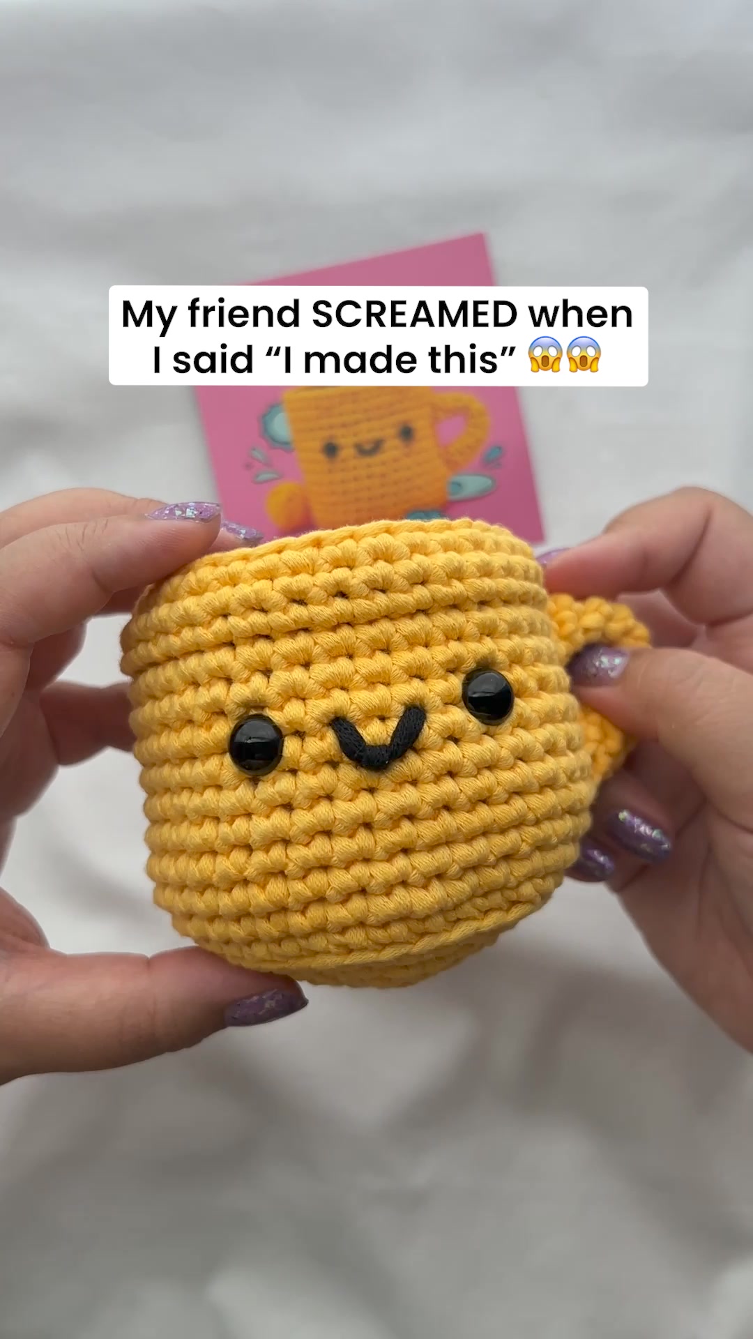 The Woobles Facebook ad: Crochet on Caffeine!