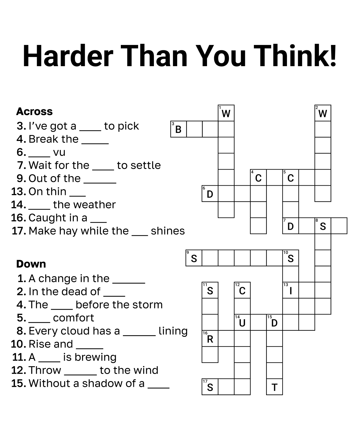 Daily Themed Crossword Facebook ad: Play Daily Crosswords and Boost Your Brainpower!