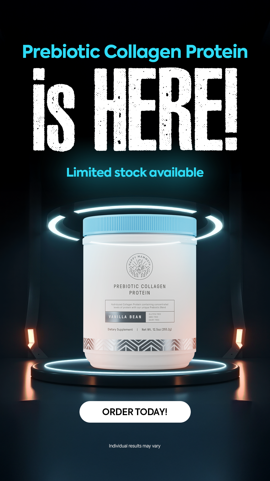 Happy Mammoth Facebook ad