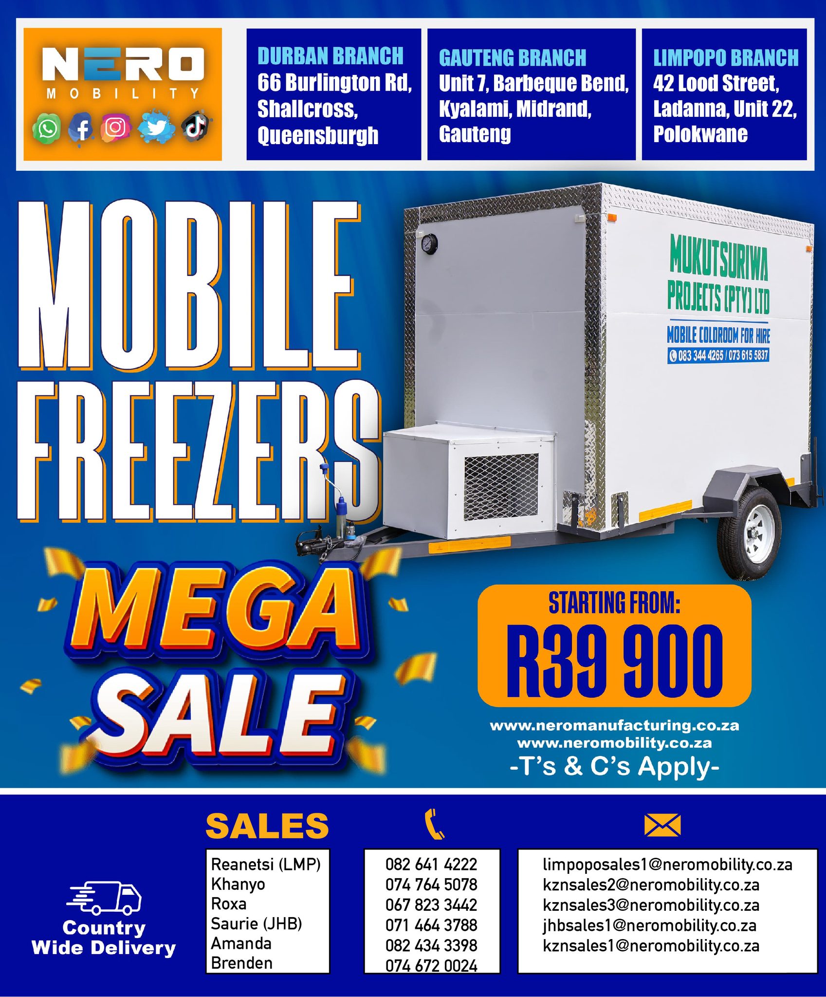 Nero Mobility Limpopo Facebook ad