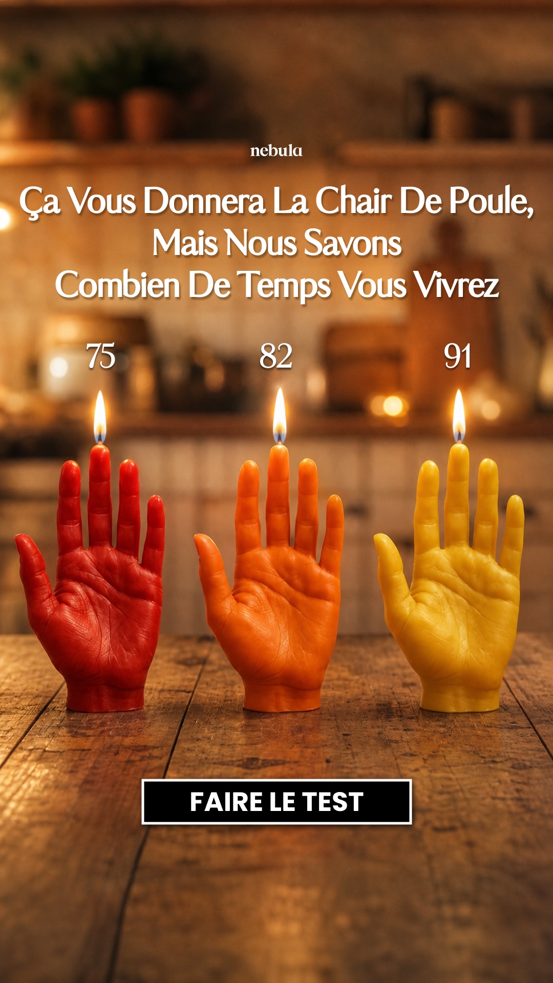 Nebula: Palm Reading Facebook ad