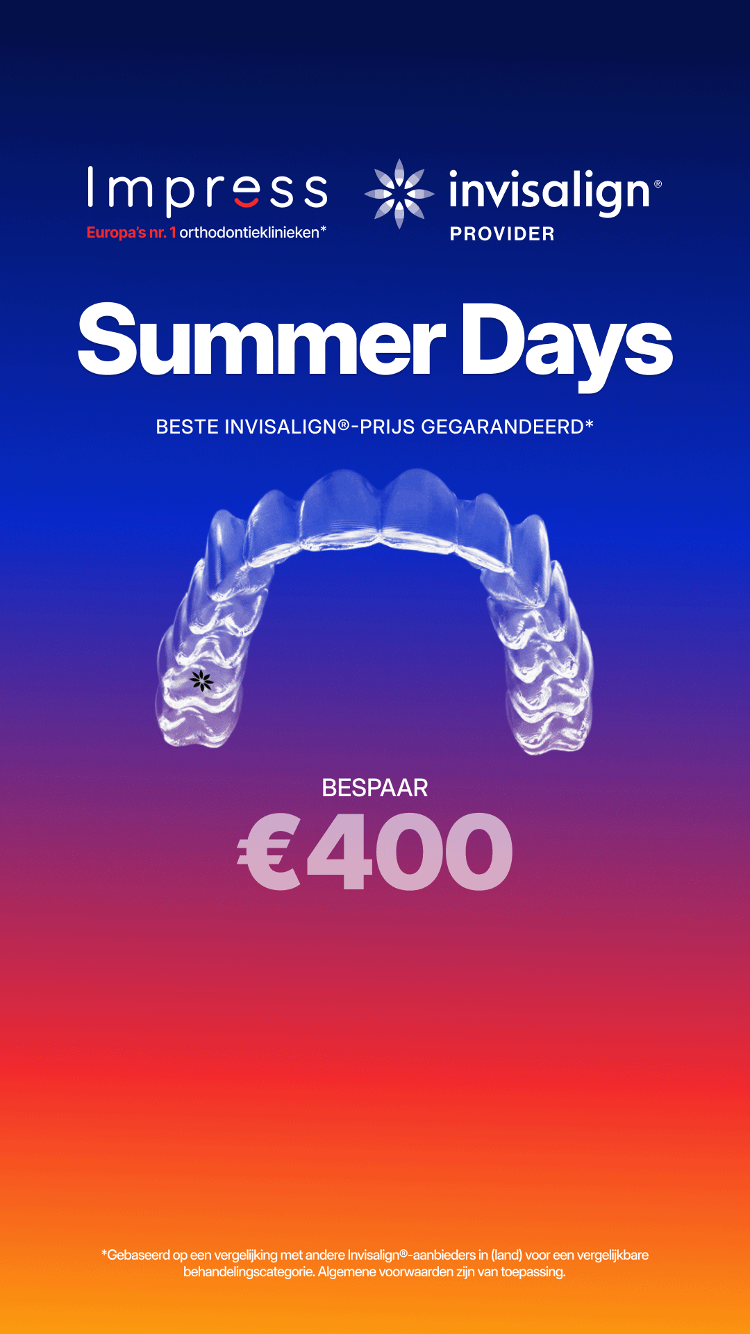 Impress Nederland Aligners Facebook ad