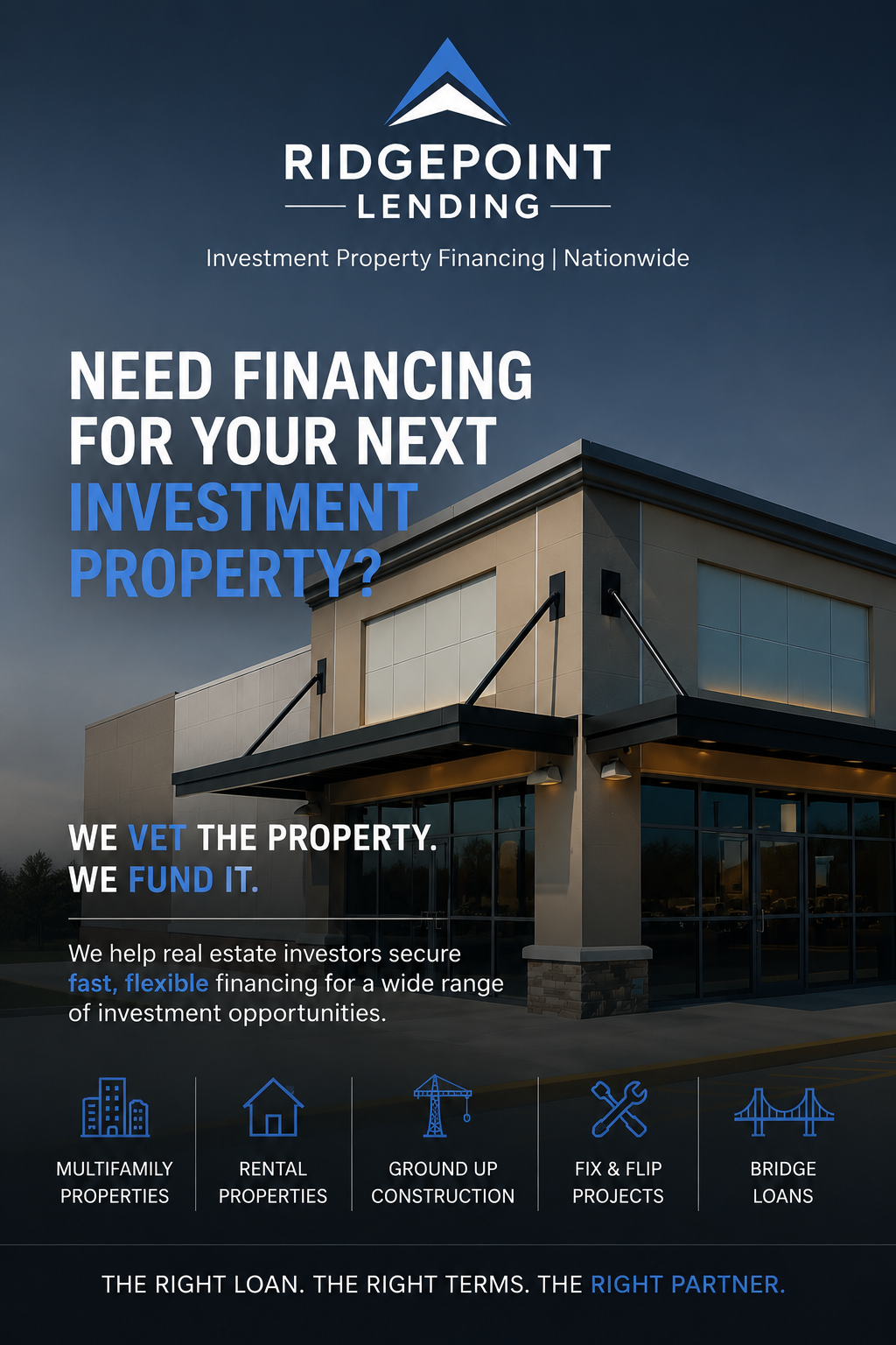 Ridgepoint Lending Facebook ad