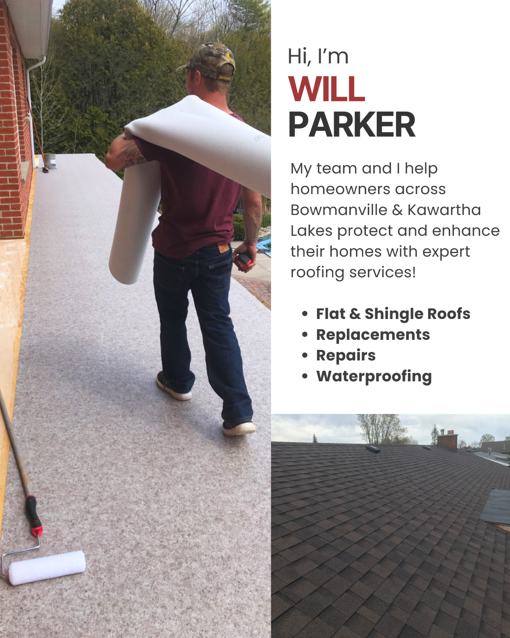 Parker Roofing Inc. Facebook ad
