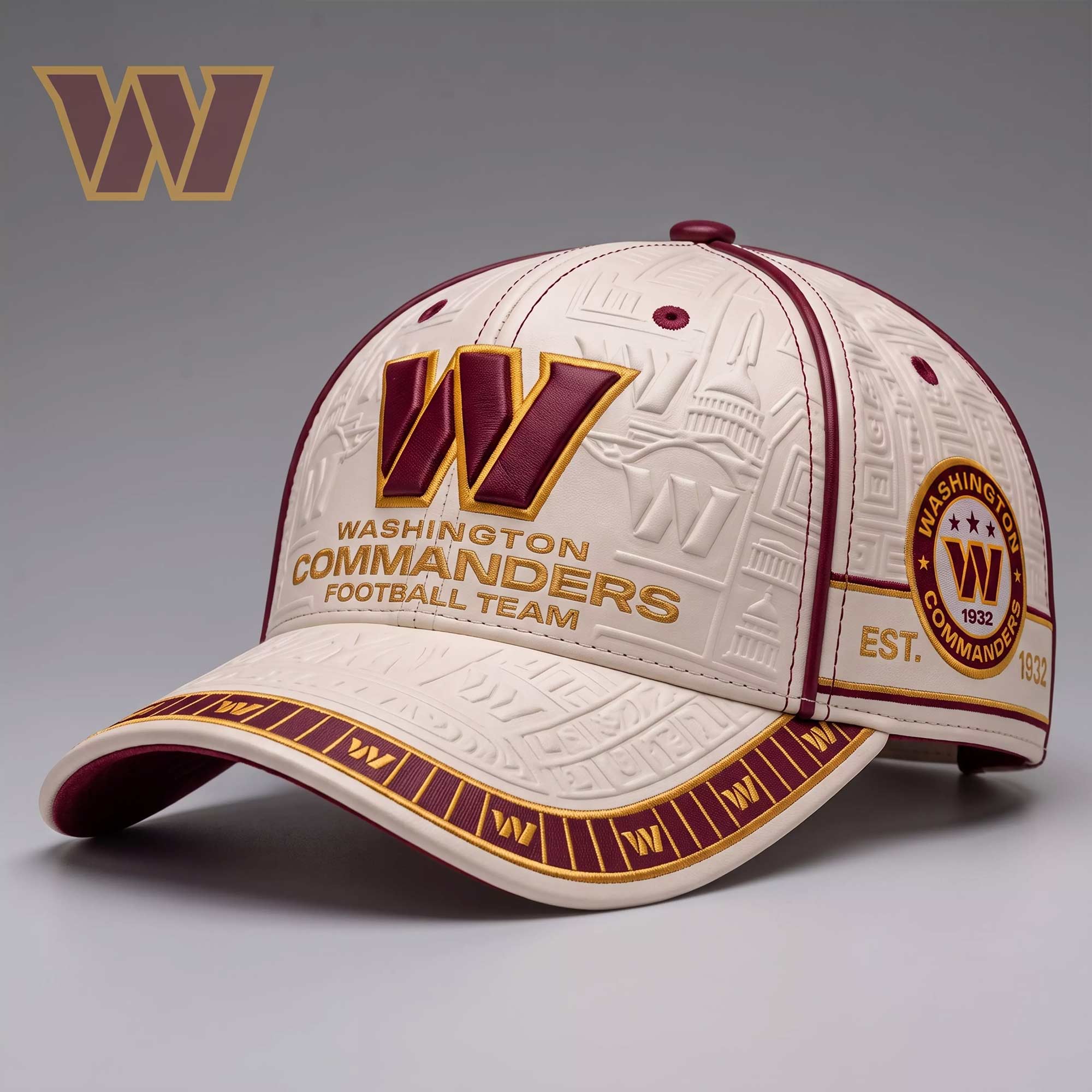 Love My Team Facebook ad: Commanders Pride | Washington Commanders Embroidered Cap