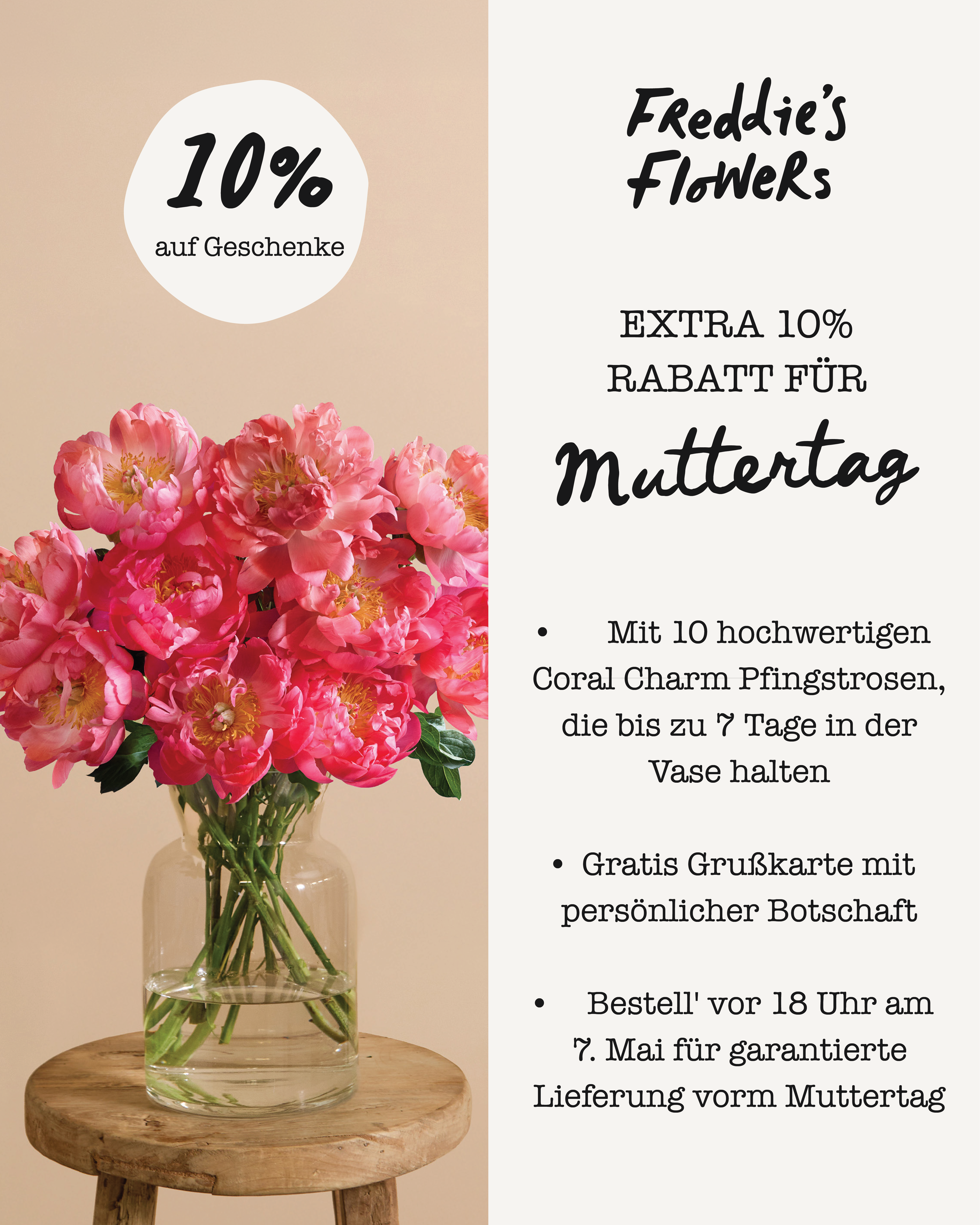Freddie's Flowers Facebook ad