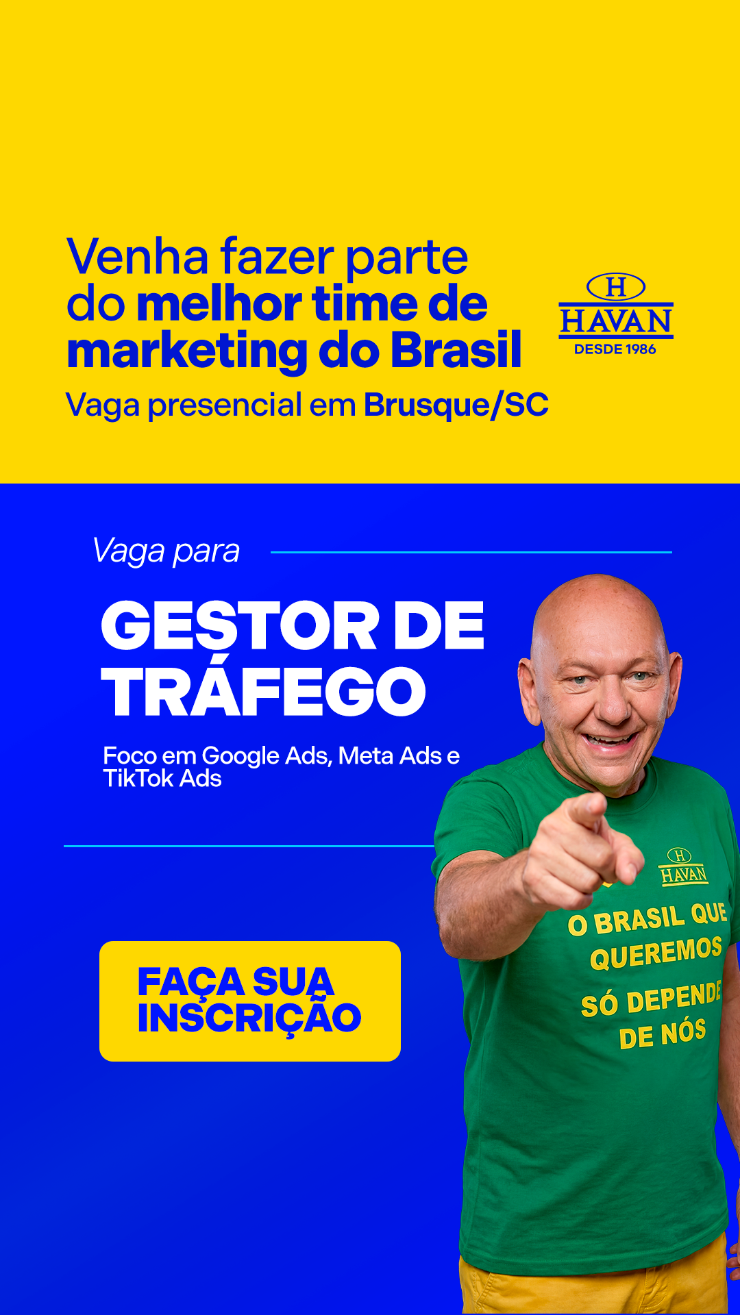 Havan Facebook ad