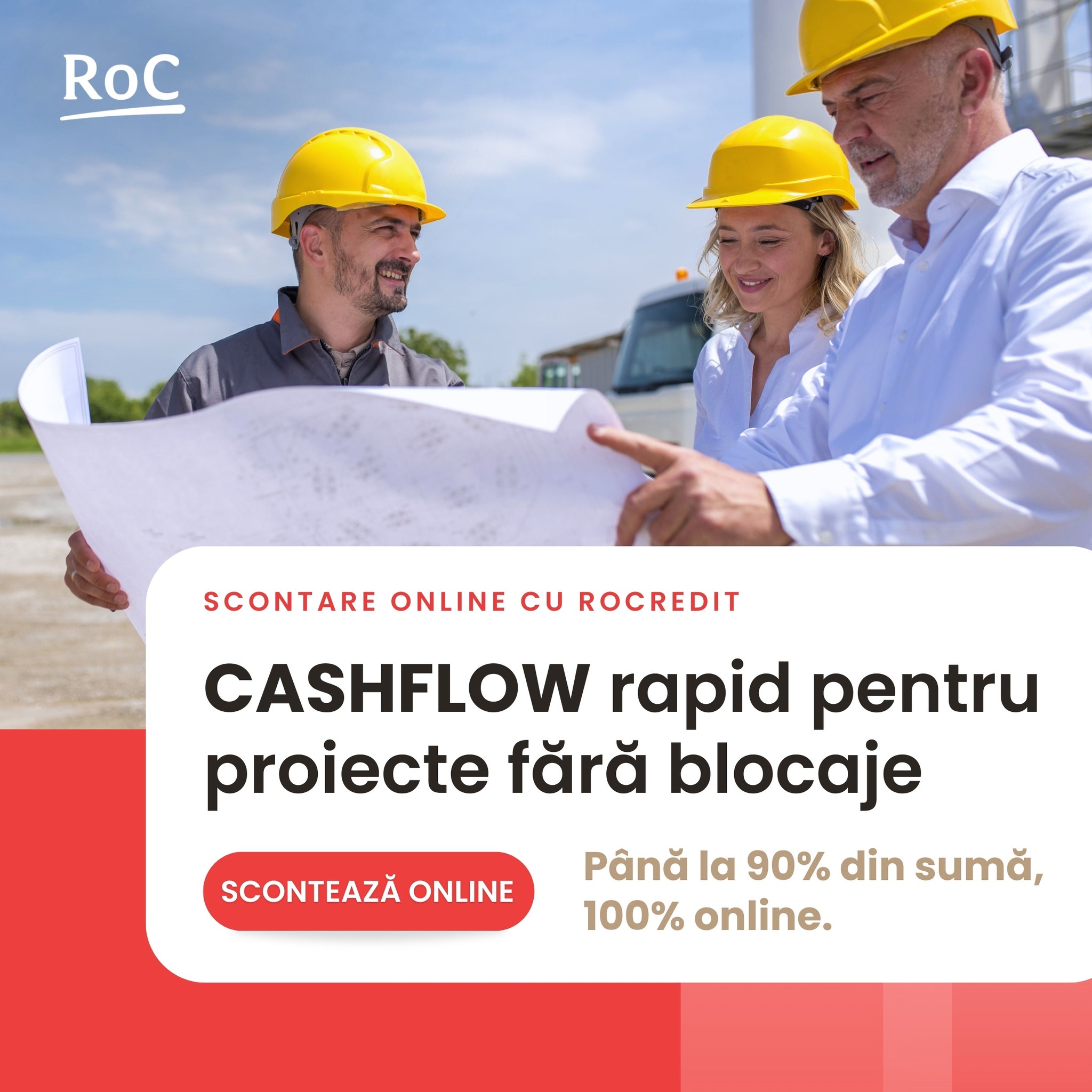 RoCredit IFN SA Facebook ad: Pentru antreprenori
