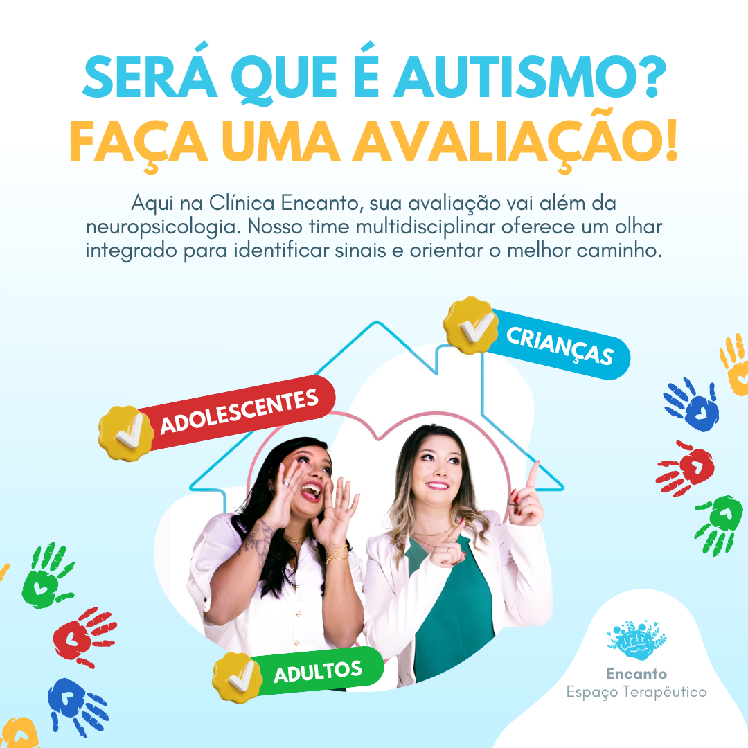 Encanto - Especialistas em TDAH, Autismo, AVC, Alzheimer e Psicologia Facebook ad: Chega de suspeitas