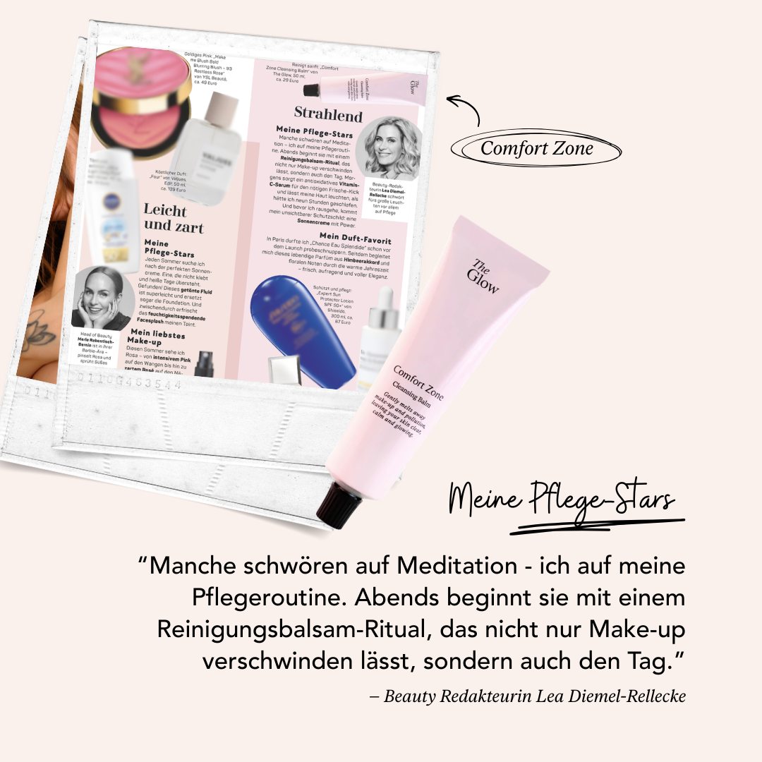 The Glow - Organic Skincare Facebook ad: 15% Rabatt!