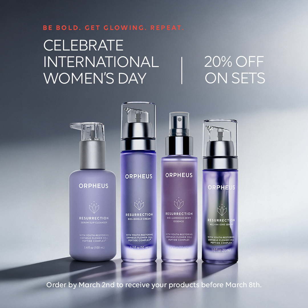 ORPHEUS Facebook ad: To every woman who needs a resurrection-this one's…
